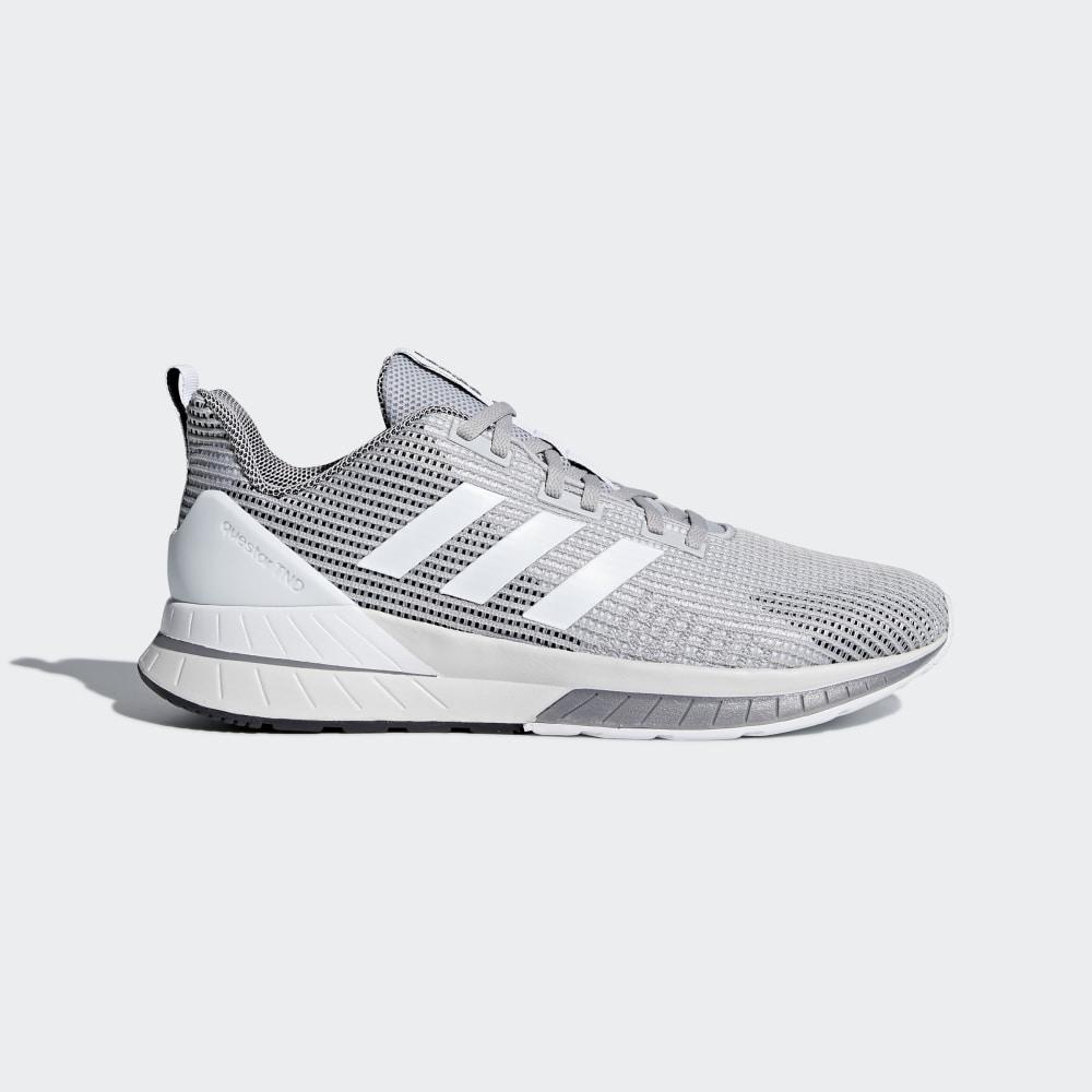 Adidasi Alergare Adidas Questar TND Barbati Romania - Gri/Albi/Gri DB1624
